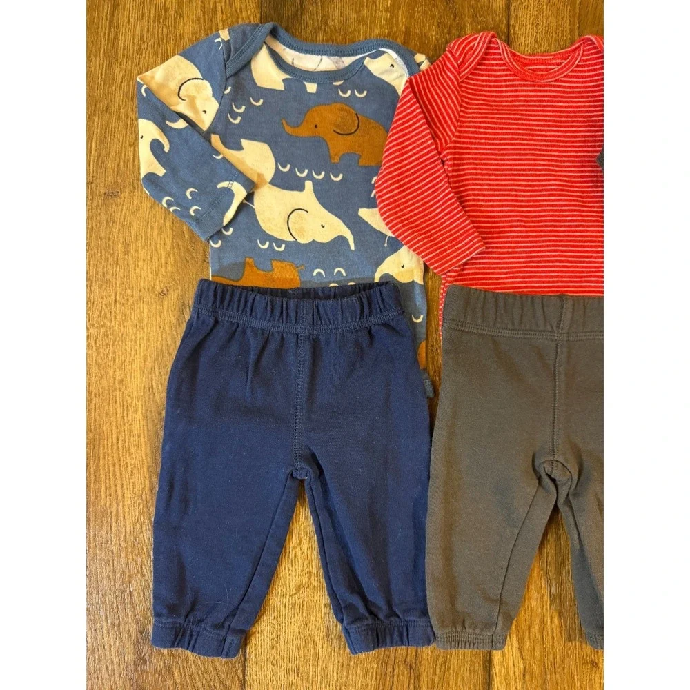 Baby Boy 3‎ Months Outfits Lot Jeans Pants Bodysuits Shirts Clothes Bodysuits